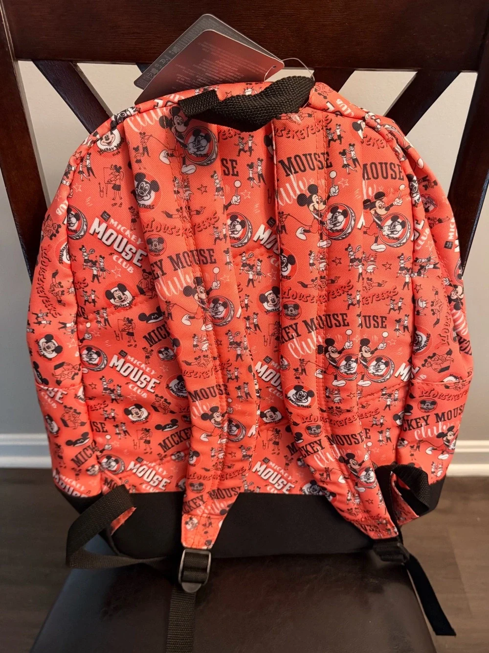 Disney Mickey Mouse Club Backpack - Orange and Black